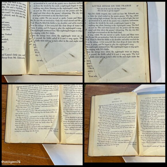 ▪️VTG/ANTIQUE▪️1935 Special Ed Hardcover Library 'LITTLE HOUSE ON THE PRAIRIE' - Picture 12 of 12